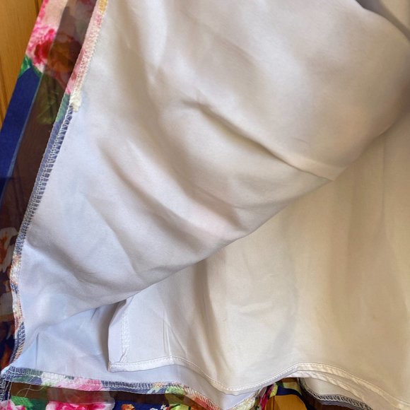 Minuet Floral Keyhole Cocktail/Wedding Guest Spring Summer Dress Size Small - Picture 5 of 6